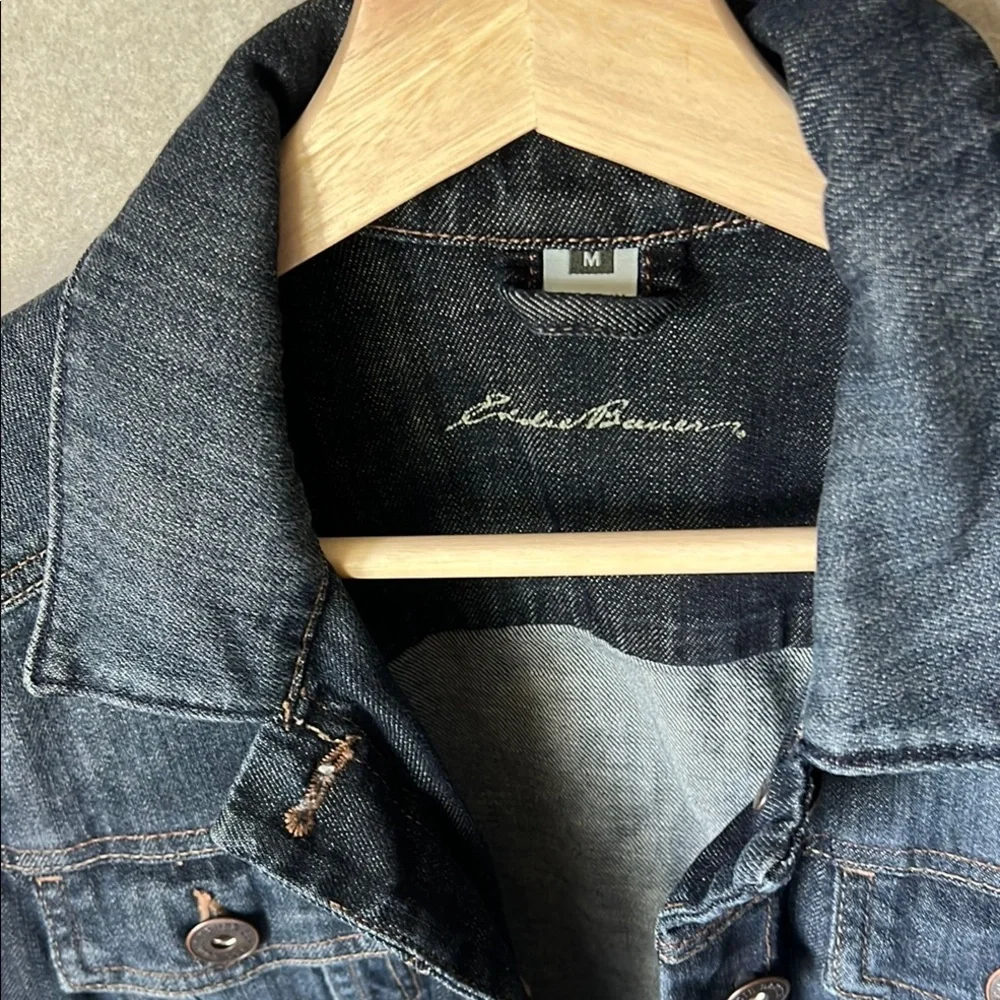 Eddie Bauer Dark Indigo Denim Jacket - Picture 2 of 5